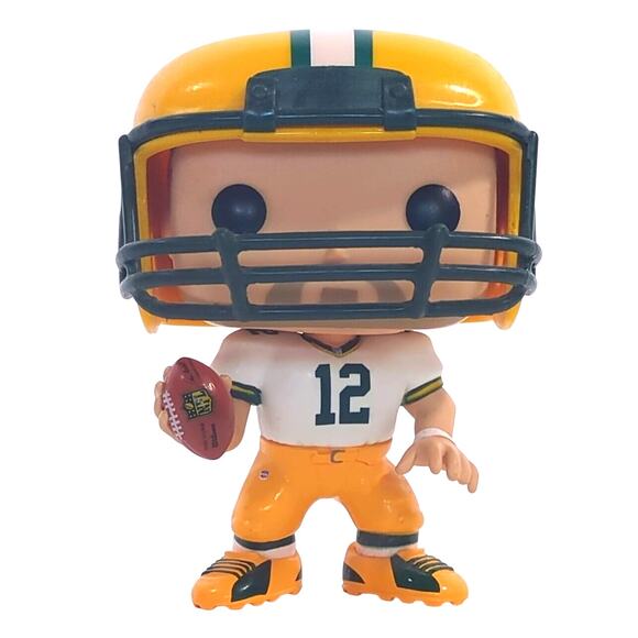 Funko Pop! NFL Green Bay Packers Aaron Rodgers #12 With Helmet Unboxed #10 - Picture 1 of 5